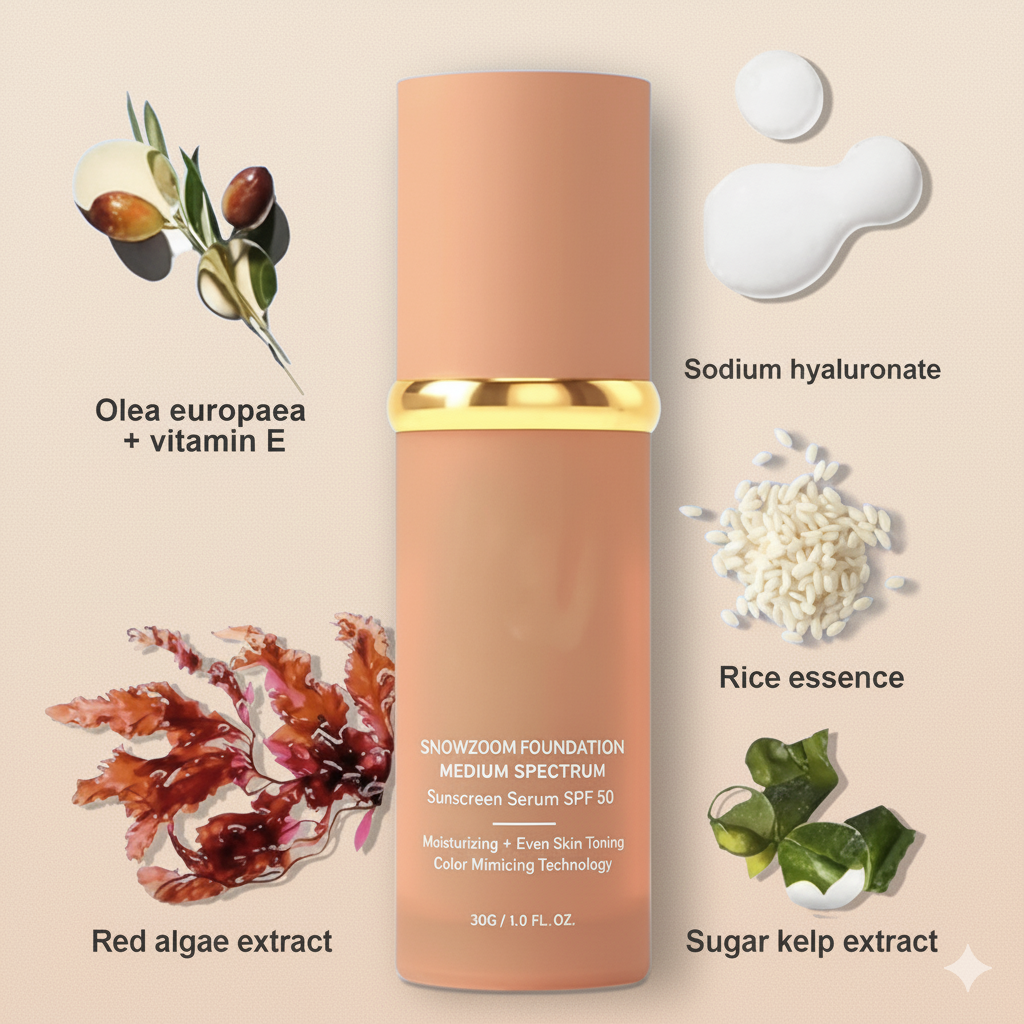 Eterna Glow®-Base de Maquillaje Antiedad SPF 50